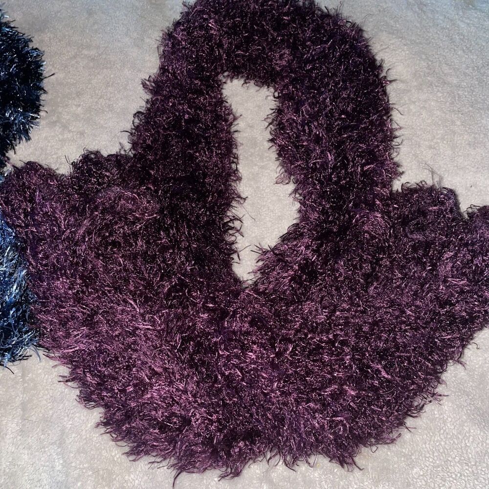 Scarf Long Multicolored Vibrant Soft 65"x6" Lot of 3